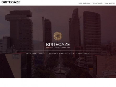 BriteGaze homepage