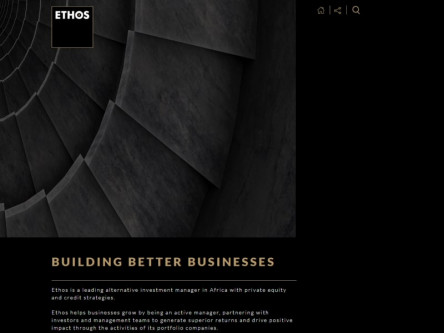 Ethos homepage