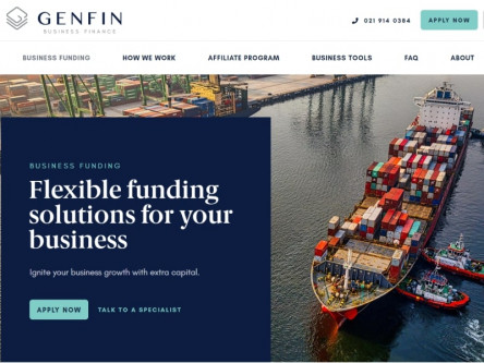 Genfin homepage