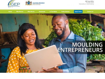 Gauteng Enterprise Propeller (GEP) homepage