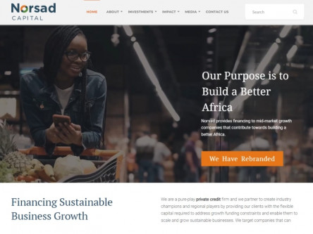 Norsad Capital homepage