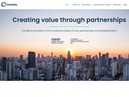 Tamela homepage