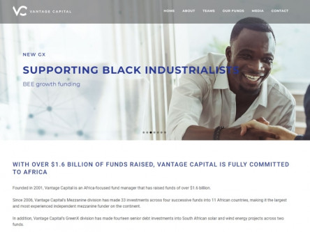 Vantage Capital homepage